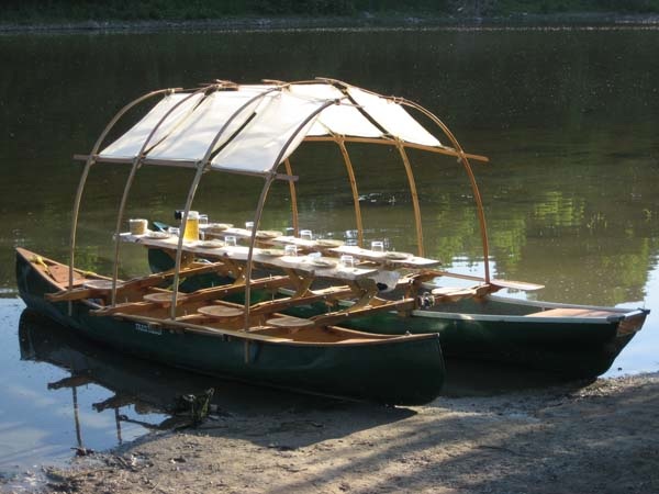 lusthaus:a group dining pavilion project heavily inspired by the swedish wood dining experience and its relationship to the natural landscape 
